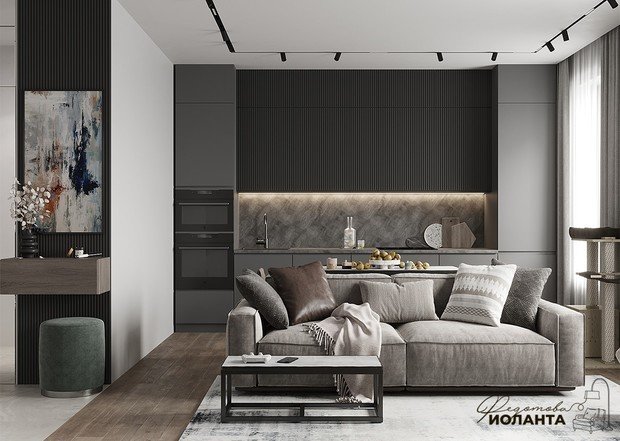 Фото из портфолио ЖК Силигер проект гостиной – фотографии дизайна интерьеров на INMYROOM