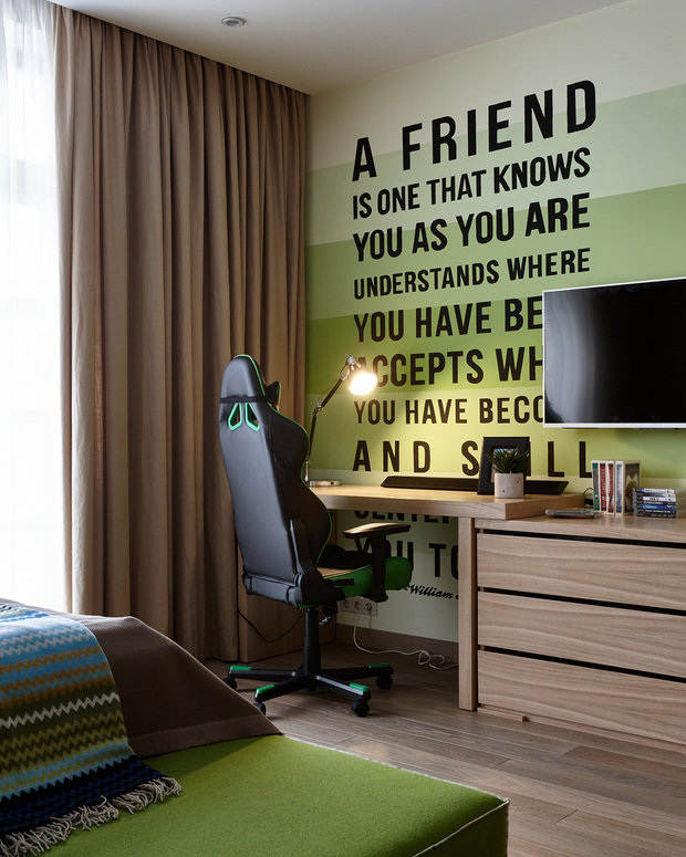 Фотография: Детская в стиле Современный, Дом, Проект недели, Дом и дача, Никита Морозов, KM Studio, Московская область, Таунхаус – фото на INMYROOM