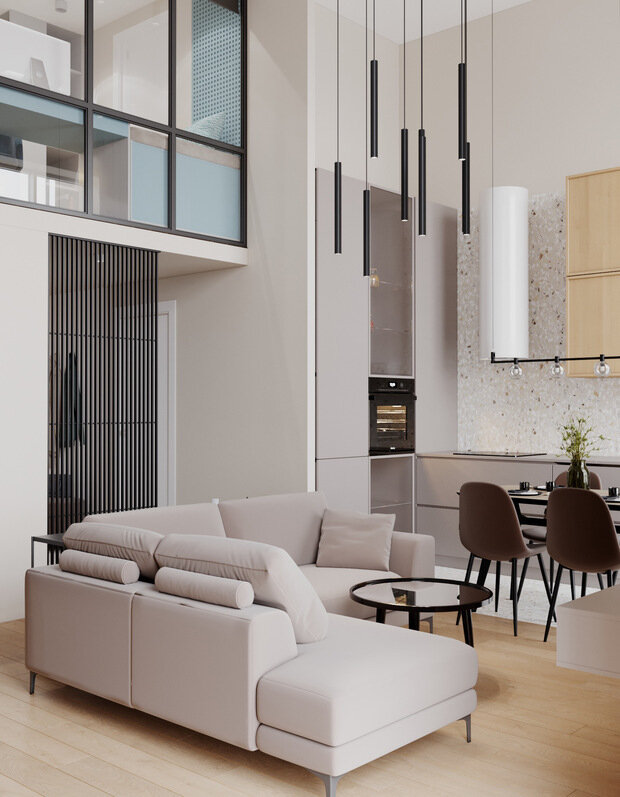 Фото из портфолио  двухуровневая квартира 40 метров – фотографии дизайна интерьеров на INMYROOM