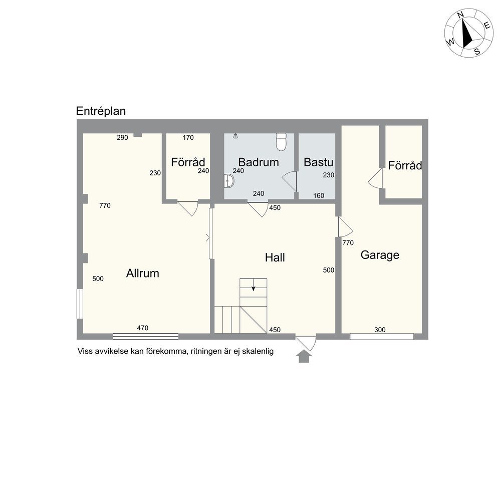 План первого этажа