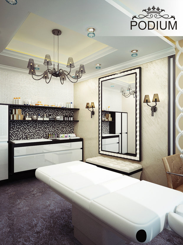 Фото из портфолио Салон красоты в гламурном стиле – фотографии дизайна интерьеров на INMYROOM