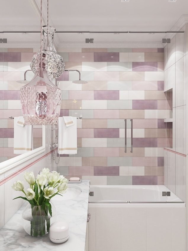 Фотография: Ванная в стиле Классический, Современный, Квартира, Проект недели, Челябинск, Insomnia, 1 комната, 40-60 метров, Монолитно-кирпичный, ЖК «Александровский» – фото на INMYROOM