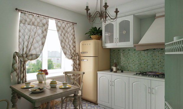 Фото из портфолио Традиционная кухня с фигурной плиткой – фотографии дизайна интерьеров на INMYROOM