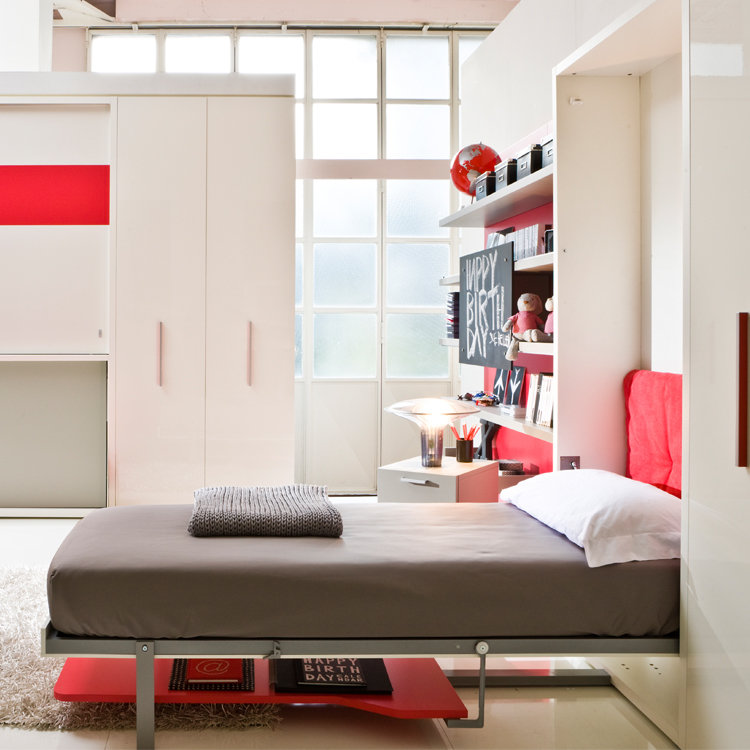 Фотография: Детская в стиле Лофт, Современный, Советы, Бежевый, Серый, Мебель-трансформер, кровать-трансформер, диван-кровать – фото на INMYROOM