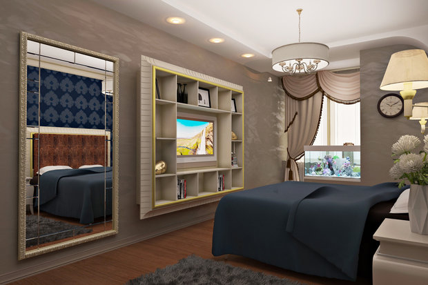 Фотография: Спальня в стиле Классический, Современный – фото на INMYROOM