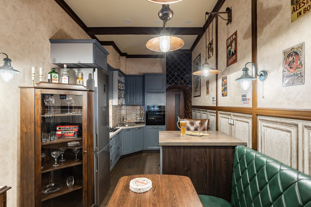 Фото из портфолио Кухня в стиле английского паба – фотографии дизайна интерьеров на INMYROOM
