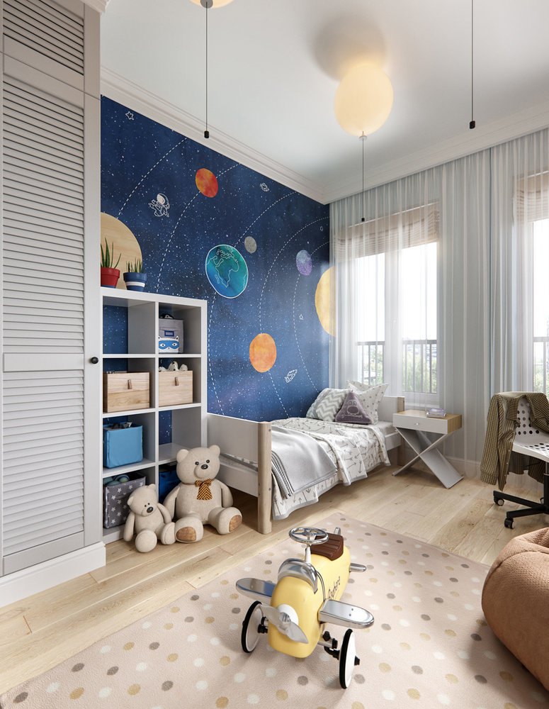 Фотография: Детская в стиле Современный, Скандинавский, Квартира, Проект дня, Москва, 3 комнаты, 60-90 метров, Олег Минц – фото на INMYROOM Фотография: Детская в стиле Современный, Скандинавский, Квартира, Проект дня, Москва, 3 комнаты, 60-90 метров, Олег Минц – фото на INMYROOM