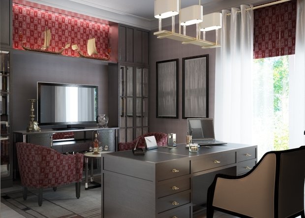 Фото из портфолио Современный ритм и классическая обстановка – фотографии дизайна интерьеров на INMYROOM