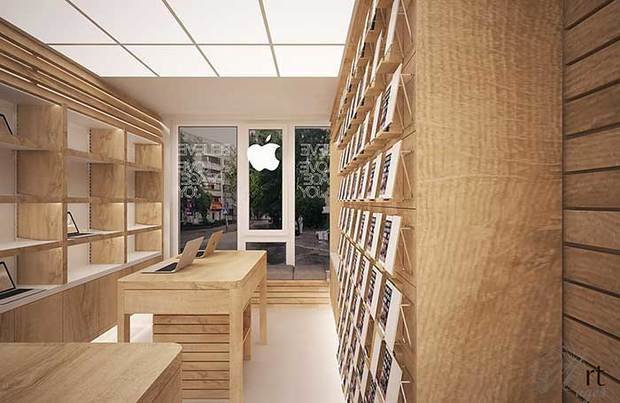 Фото из портфолио Салон техники Apple MacTime – фотографии дизайна интерьеров на INMYROOM
