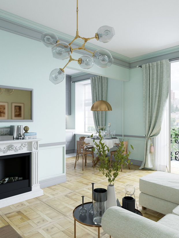 Фото из портфолио ReStalinka -2 // Paris vibes – фотографии дизайна интерьеров на INMYROOM