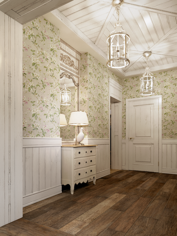 Фотография: Прихожая в стиле Прованс и Кантри, Эклектика, Дом, Проект недели, Санкт-Петербург, Блочный дом, 4 и больше, Более 90 метров, Евгений Жданов, КП «Вартемяги парк» – фото на INMYROOM