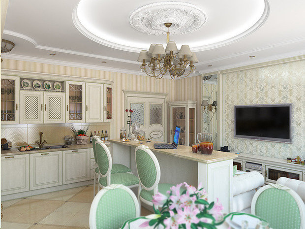 Фото из портфолио Интерьер в английском стиле   – фотографии дизайна интерьеров на INMYROOM