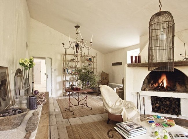 Фотография: Гостиная в стиле Прованс и Кантри, Декор интерьера, Дом, Декор дома, Праздник – фото на INMYROOM