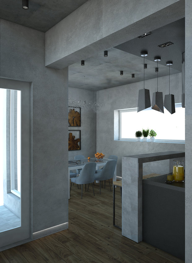 Фото из портфолио Дом в стиле минимализм – фотографии дизайна интерьеров на INMYROOM