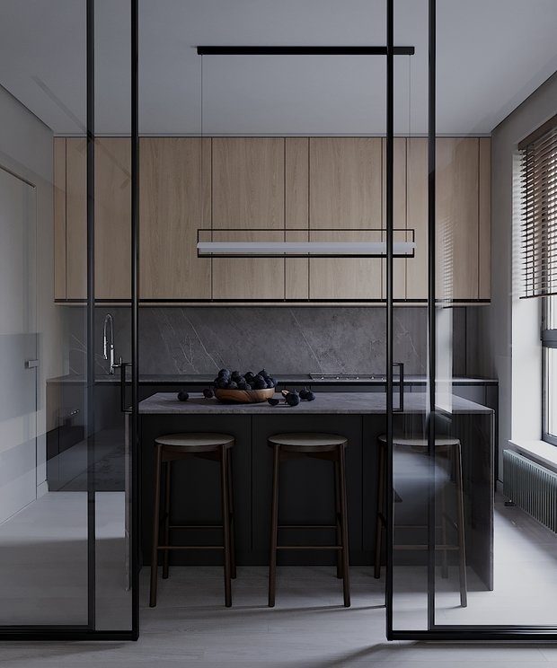 Фото из портфолио Кухня-гостиная – фотографии дизайна интерьеров на INMYROOM