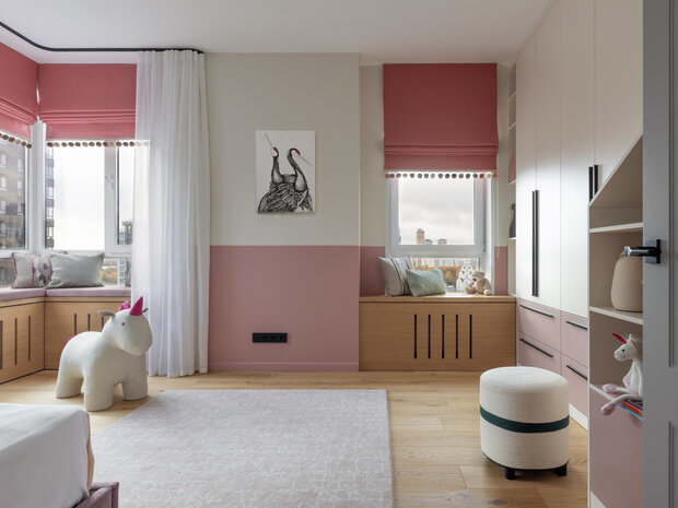 Фотография: Детская в стиле Современный, Квартира, Проект дня, Москва, 4 и больше, Более 90 метров, ЖК «Holland Park», Ольга Кумова – фото на INMYROOM