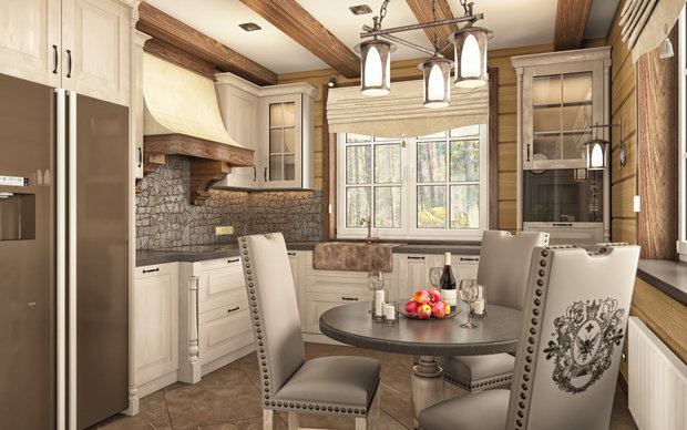 Фото из портфолио Дом в Московской области – фотографии дизайна интерьеров на INMYROOM