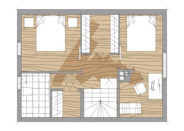 Фото из портфолио Ouz House sketch – фотографии дизайна интерьеров на INMYROOM