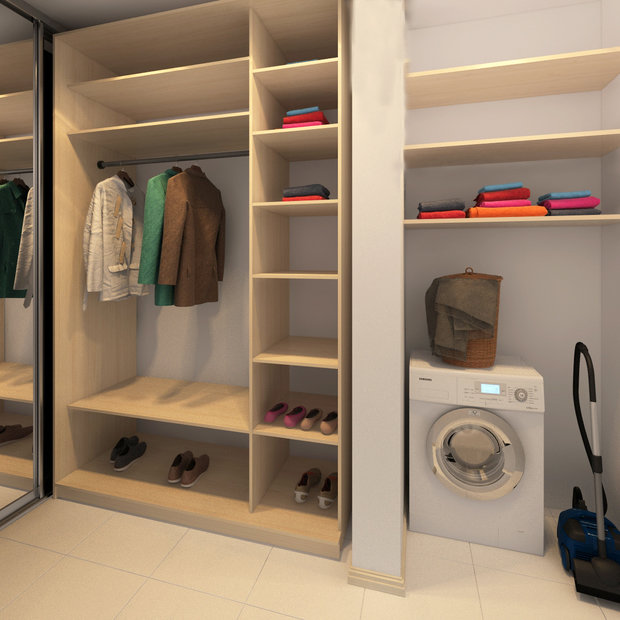 Фото из портфолио Квартира в стиле эклектика в ЖК Изумрудный – фотографии дизайна интерьеров на INMYROOM