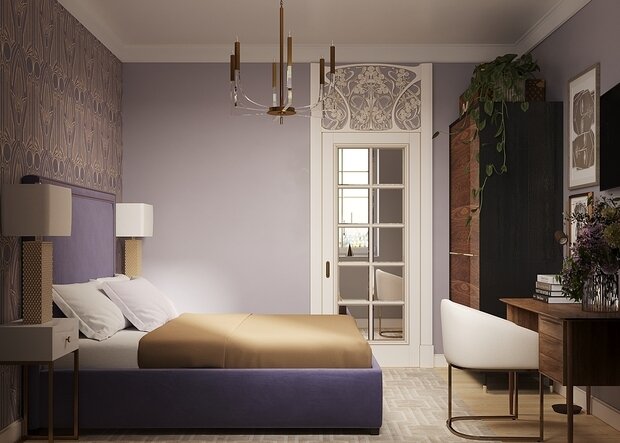 Фото из портфолио Спальня, г. Москва – фотографии дизайна интерьеров на INMYROOM