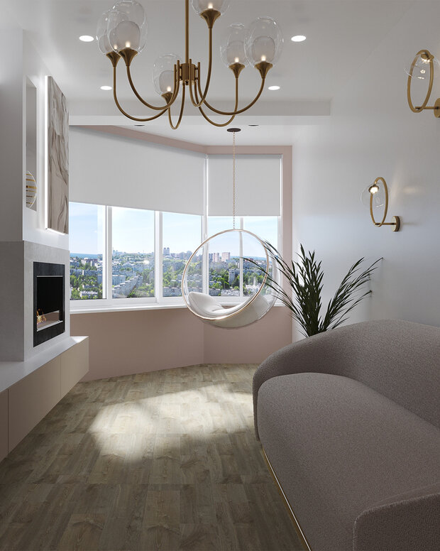 Фото из портфолио Интерьер двухкомнатной квартиры в ЖК "Премьера" – фотографии дизайна интерьеров на INMYROOM