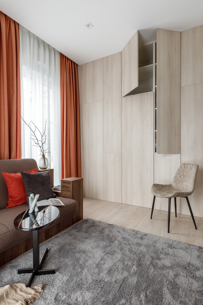 Фотография: Гостиная в стиле Современный, Дом, Минимализм, Проект дня, Дом и дача, Ростов-на-Дону, 3 комнаты, Более 90 метров, Astar project – фото на INMYROOM