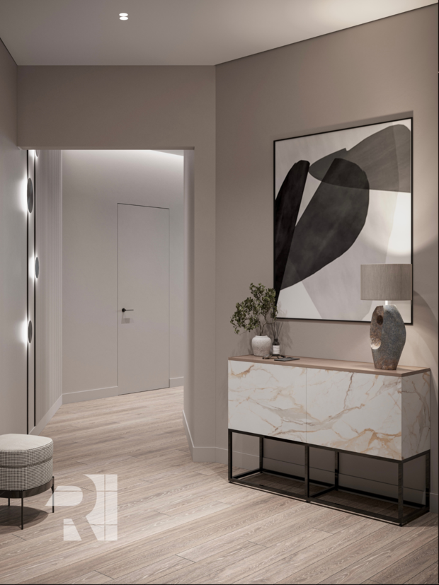 Фото из портфолио Квартира в стиле Джапанди – фотографии дизайна интерьеров на INMYROOM