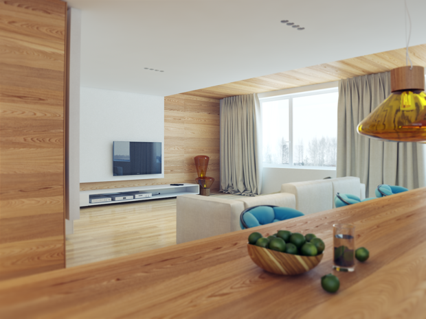 Фото из портфолио Жёлто-лазурная – фотографии дизайна интерьеров на INMYROOM