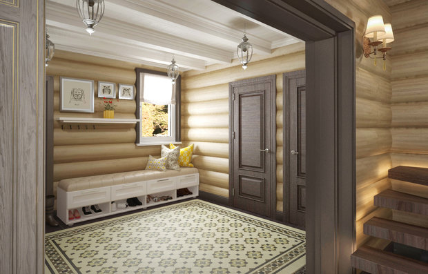 Фотография: Прихожая в стиле Прованс и Кантри, Дом, Проект недели, Дача, Дом и дача, Дмитровский район, Татьяна Безверхая – фото на INMYROOM