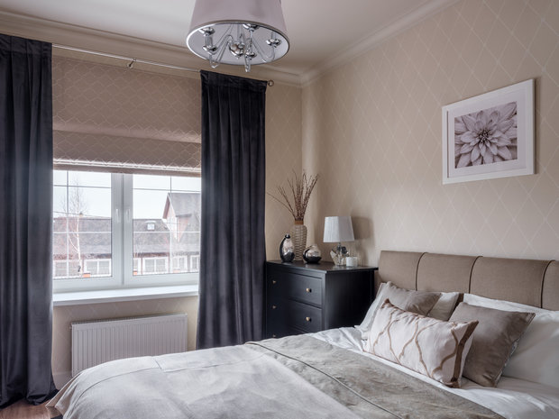 Фотография: Спальня в стиле Классический, Современный, Дом, Проект недели, Дом и дача, Московская область, 4 и больше, Более 90 метров, Анна Тарасова – фото на INMYROOM