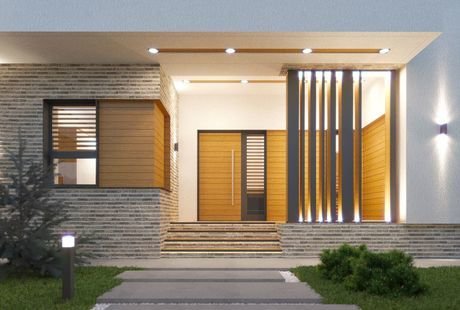 Проект двухэтажного индивидуального дома