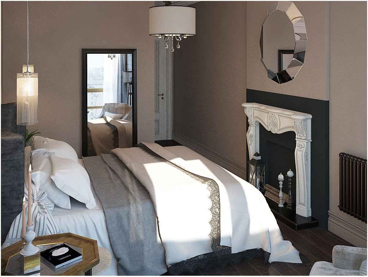 Фотография: Спальня в стиле Прованс и Кантри, Эклектика, Квартира, Цвет в интерьере, Дома и квартиры, Проект недели, Серый – фото на INMYROOM