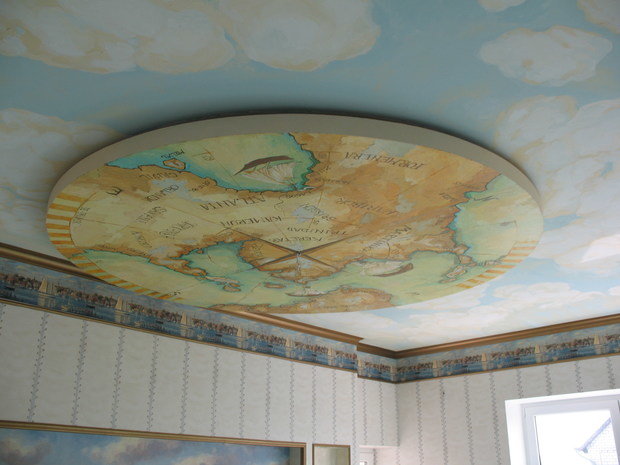 Фото из портфолио Росписи и постеры – фотографии дизайна интерьеров на INMYROOM