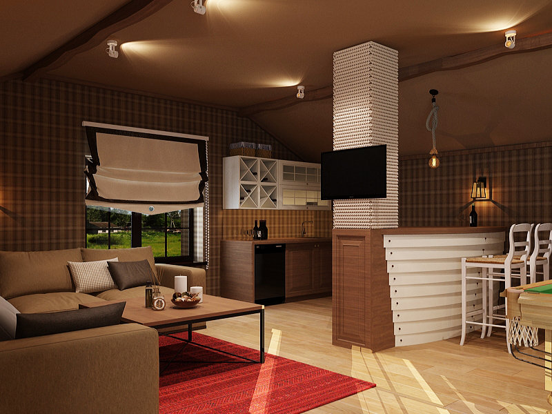 Фото из портфолио Шале с морским характером – фотографии дизайна интерьеров на INMYROOM Фото из портфолио Шале с морским характером – фотографии дизайна интерьеров на INMYROOM