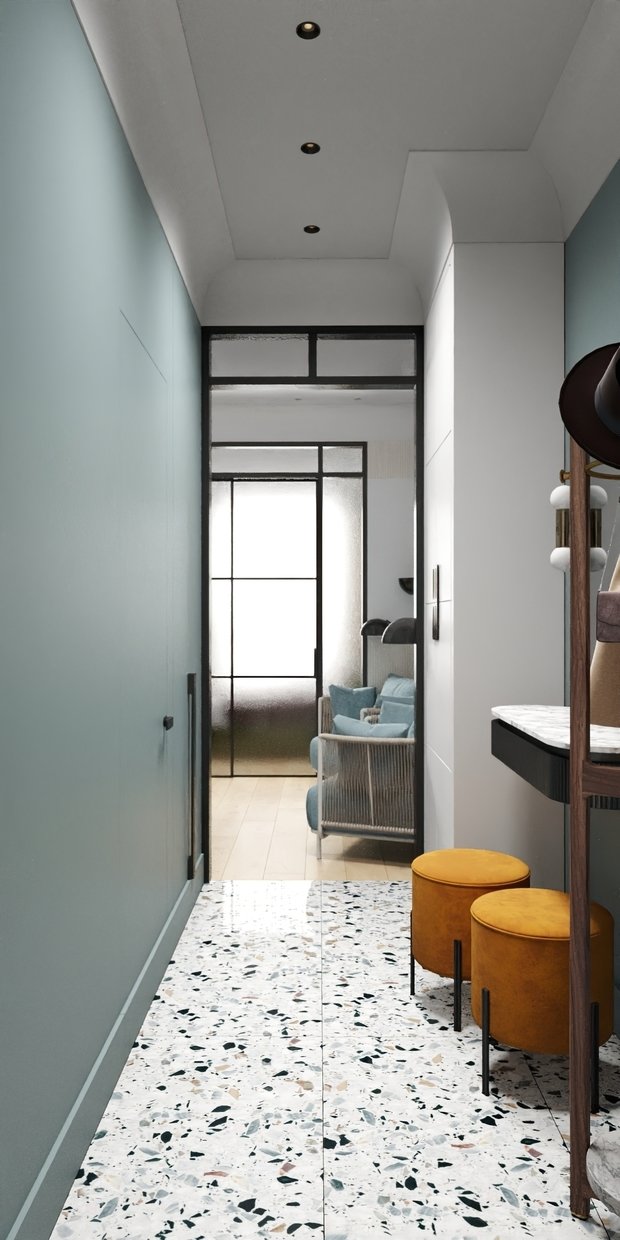 Фото из портфолио Апартаменты в апарт-отеле – фотографии дизайна интерьеров на INMYROOM