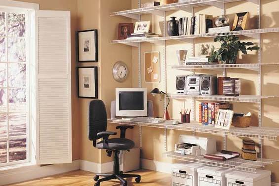 Фотография: Кабинет в стиле Скандинавский, Интерьер комнат, Системы хранения – фото на INMYROOM