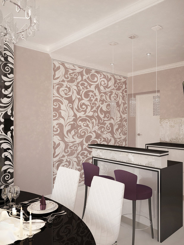 Фото из портфолио Хрустальная кухня – фотографии дизайна интерьеров на INMYROOM