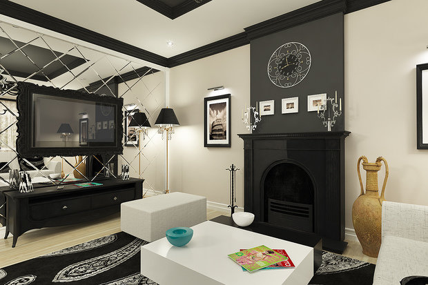 Фотография: Гостиная в стиле Эклектика – фото на INMYROOM