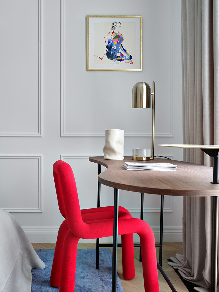 Фотография: Спальня в стиле Классический, Современный, Квартира, Проект недели, Москва, 2 комнаты, 40-60 метров, Elements – фото на INMYROOM