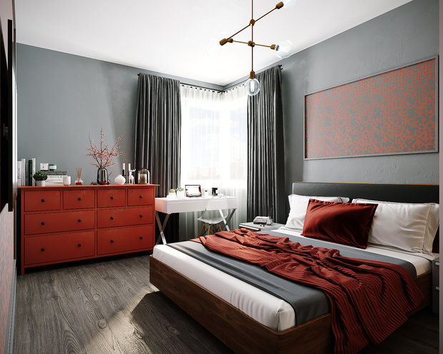 Фото из портфолио Двушка для сдачи в аренду поселок Московский  – фотографии дизайна интерьеров на INMYROOM