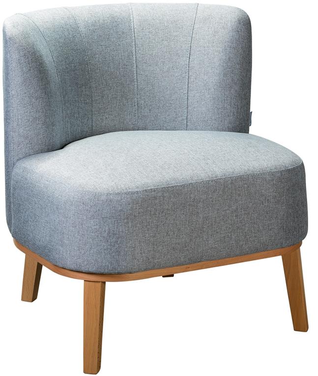 Кресло Шафран Сканди Грей серого цвета