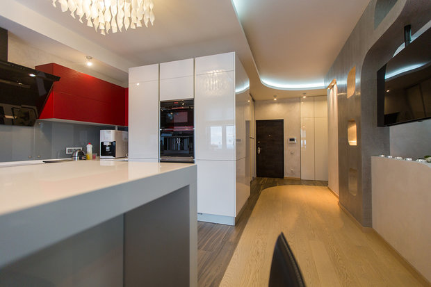 Фото из портфолио С акцентом красного – фотографии дизайна интерьеров на INMYROOM