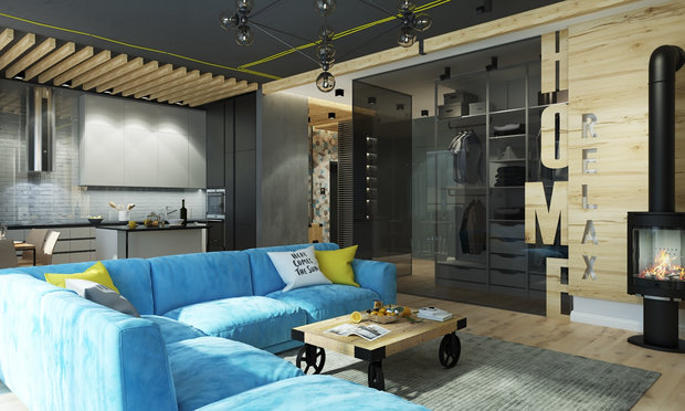 Фото из портфолио лофт гостиной – фотографии дизайна интерьеров на INMYROOM