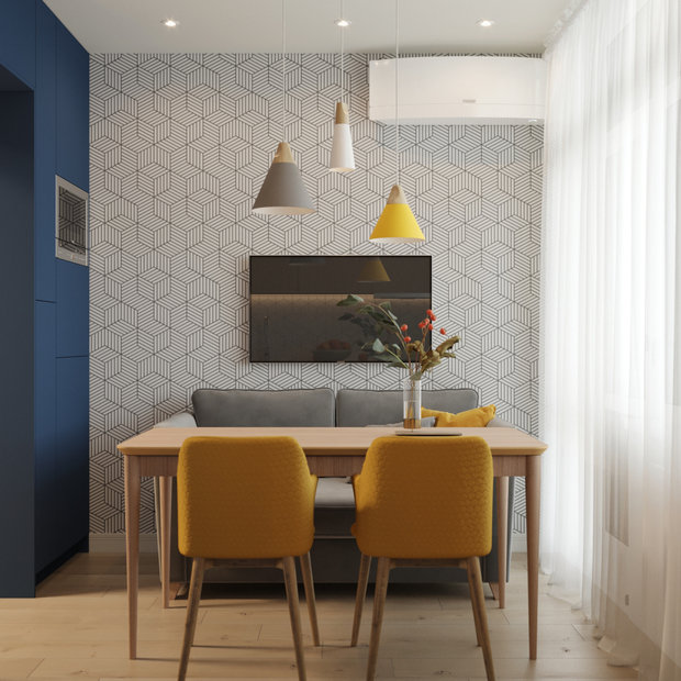 Фото из портфолио Квартира в скандинавском стиле в ЖК Галактика – фотографии дизайна интерьеров на INMYROOM