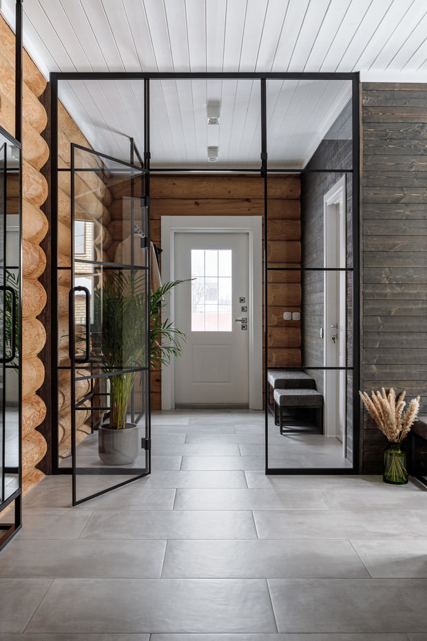 Фотография: Прихожая в стиле Скандинавский, Современный, Дом, Проект недели, Дом и дача, Казань, Марсель Кадыров, 4 и больше, Более 90 метров, Душа дома – фото на INMYROOM