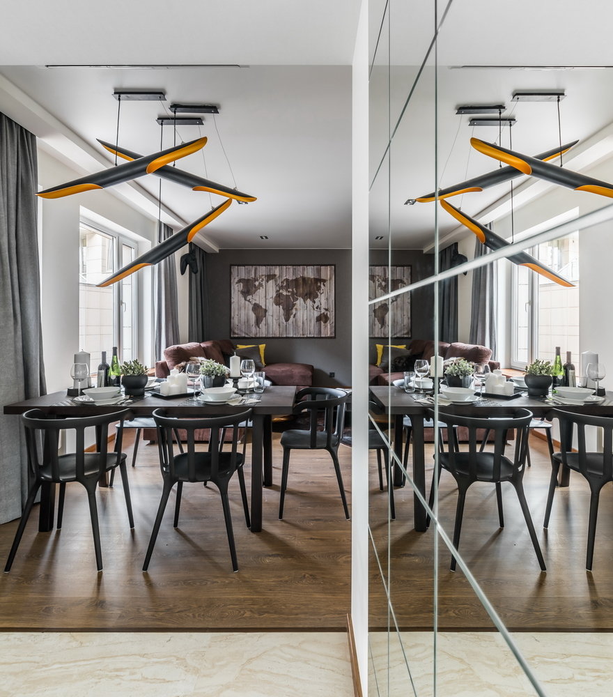 Фотография: Кухня и столовая в стиле Современный, Квартира, Проект дня, Санкт-Петербург, новостройка, Монолитный дом, Арина Волкова, Андрей Белимов-Гущин, 2 комнаты, Более 90 метров – фото на INMYROOM Фотография: Кухня и столовая в стиле Современный, Квартира, Проект дня, Санкт-Петербург, новостройка, Монолитный дом, Арина Волкова, Андрей Белимов-Гущин, 2 комнаты, Более 90 метров – фото на INMYROOM