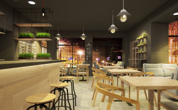 Фото из портфолио CAFE OKNA – фотографии дизайна интерьеров на INMYROOM