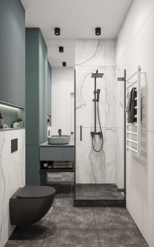 Фото из портфолио С/у в современном стиле – фотографии дизайна интерьеров на INMYROOM