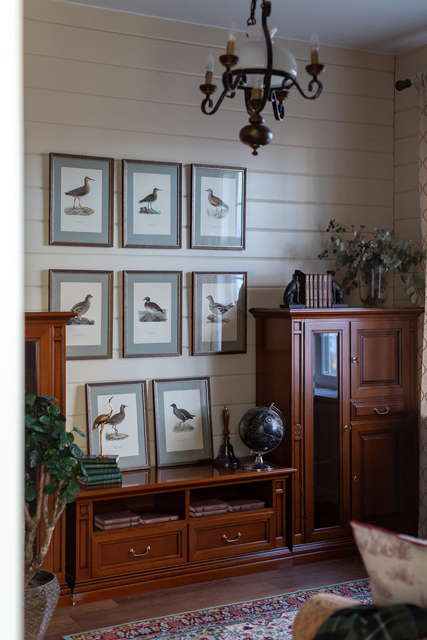 Фотография: Кабинет в стиле Прованс и Кантри, Классический, Эклектика, Дом, Проект недели, Зеленый, Винтаж, Санкт-Петербург, оформить дом из бруса, Более 90 метров, Мария Нечаева – фото на INMYROOM