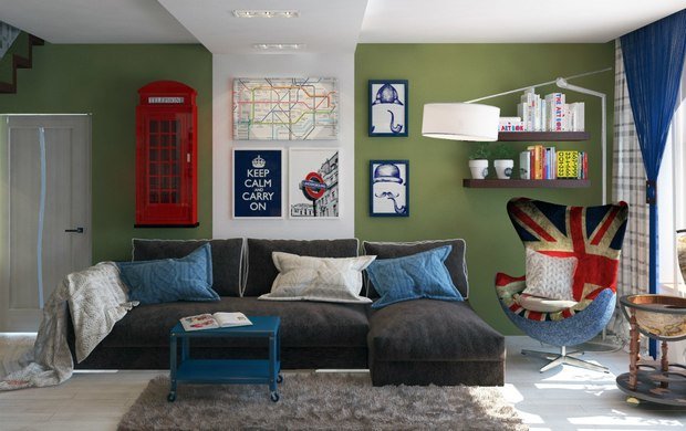 Фото из портфолио Пристанище путешественников – фотографии дизайна интерьеров на INMYROOM